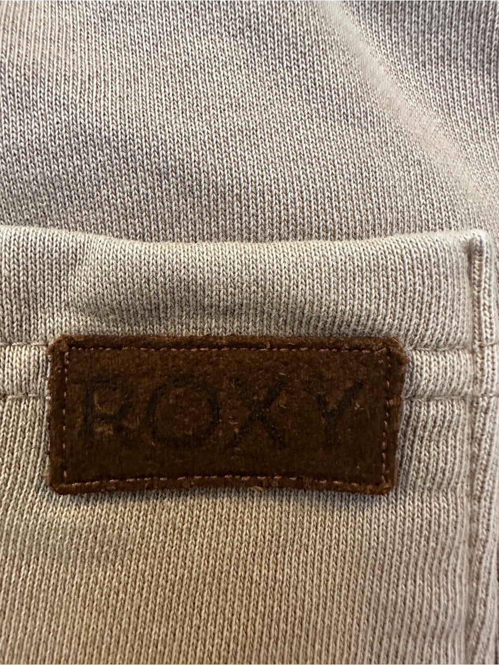 Roxy Double Up Cargo Cotton Blend Casual Joggers Women’s Size XL Beige Tan - Picture 9 of 10